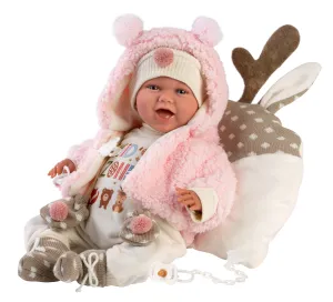 16.5" Articulated New Born Kassidy With Cushion
