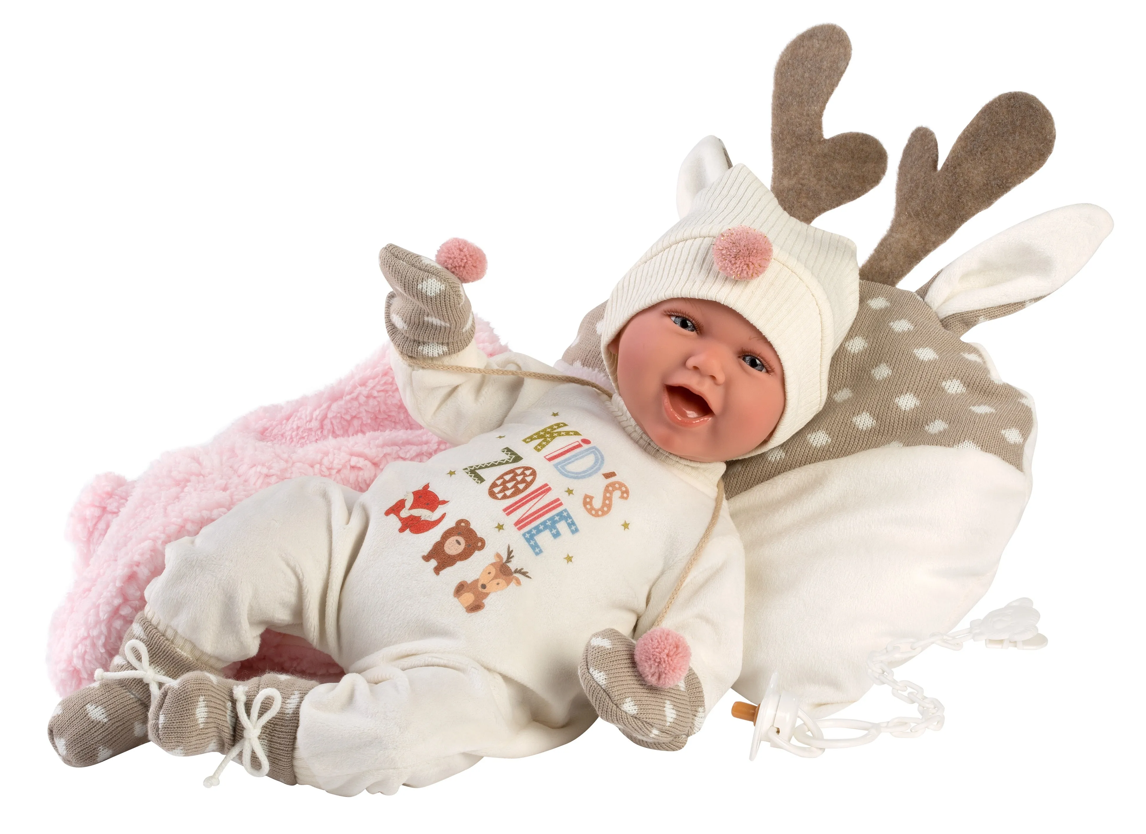 16.5" Articulated New Born Kassidy With Cushion