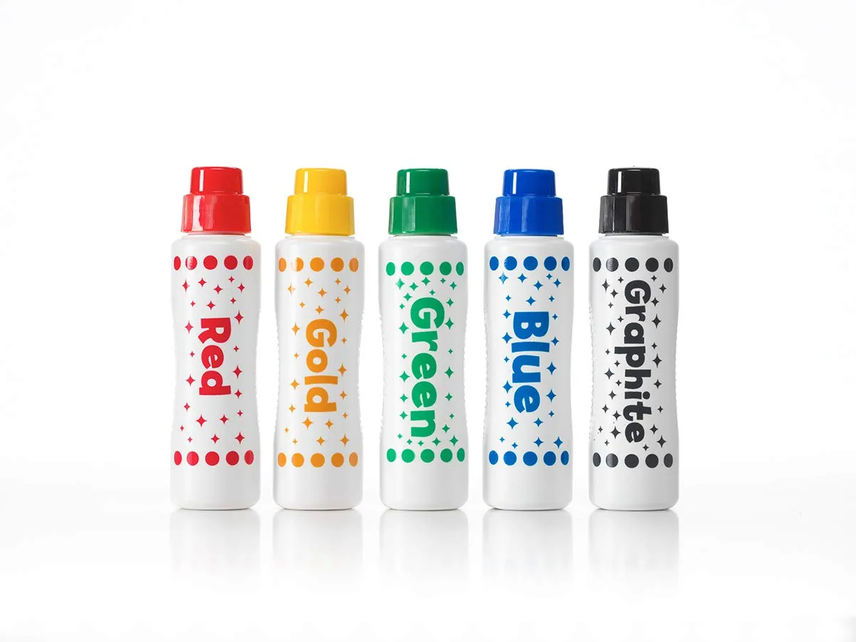 5 Metallic Shimmer Dot Markers