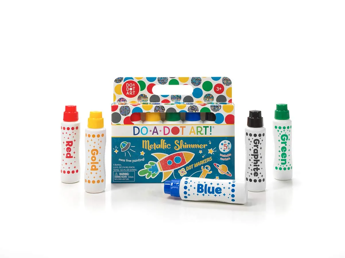 5 Metallic Shimmer Dot Markers
