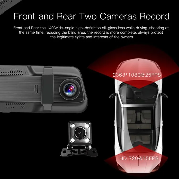 5.5 IPS Touch Screen Car DVR | Ultra HD 1080p