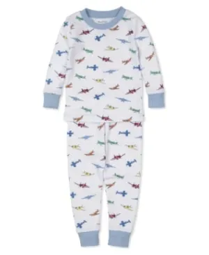 Active Aviators Print Pajama Set - Multi