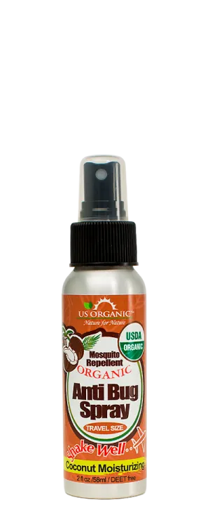 Anti Mosquito Spray - 2 in 1 - with Coconut Oil - 2 oz Travel size