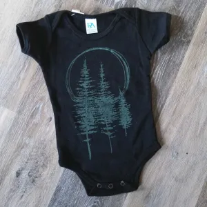 Baby Bodysuit - Sunset Pines Short Sleeve