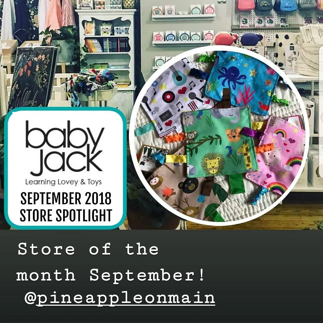 Baby Jack and Company - Learning Lovey Jungle 14" x 18".