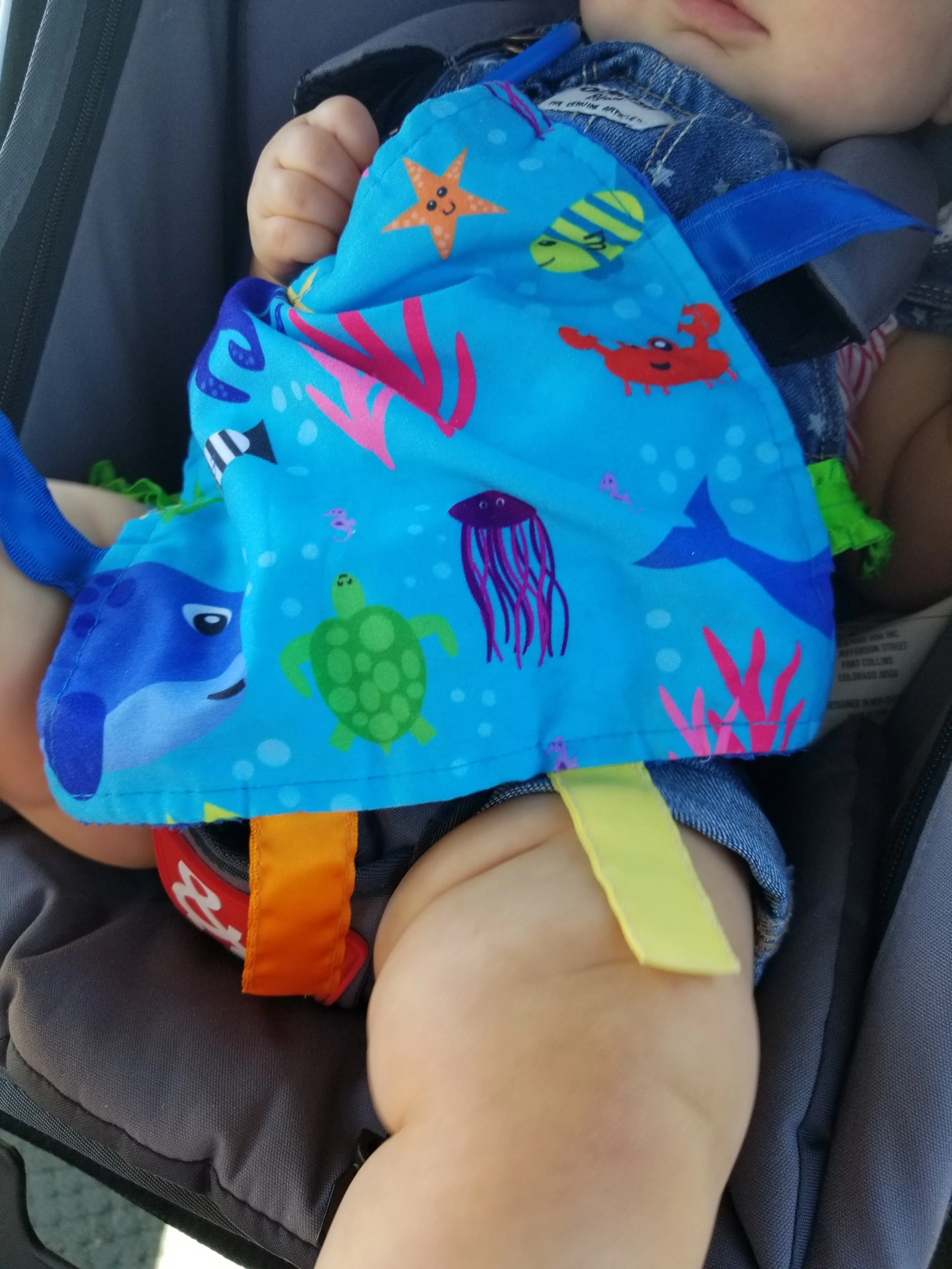 Baby Jack and Company - Learning Lovey Ocean 14" x 18"