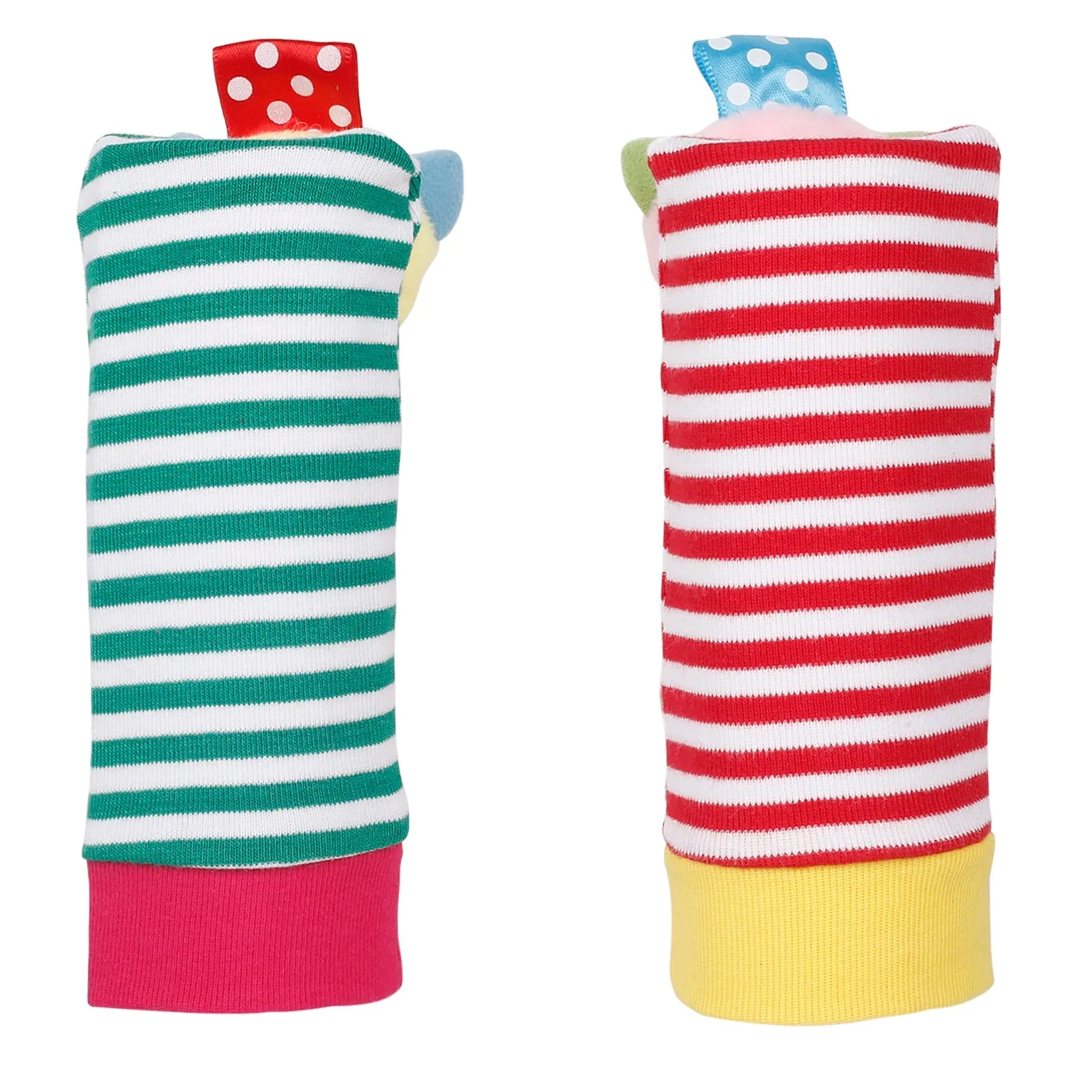 Baby Moo Owls In Love Multicolour Set of 2 Socks Rattle