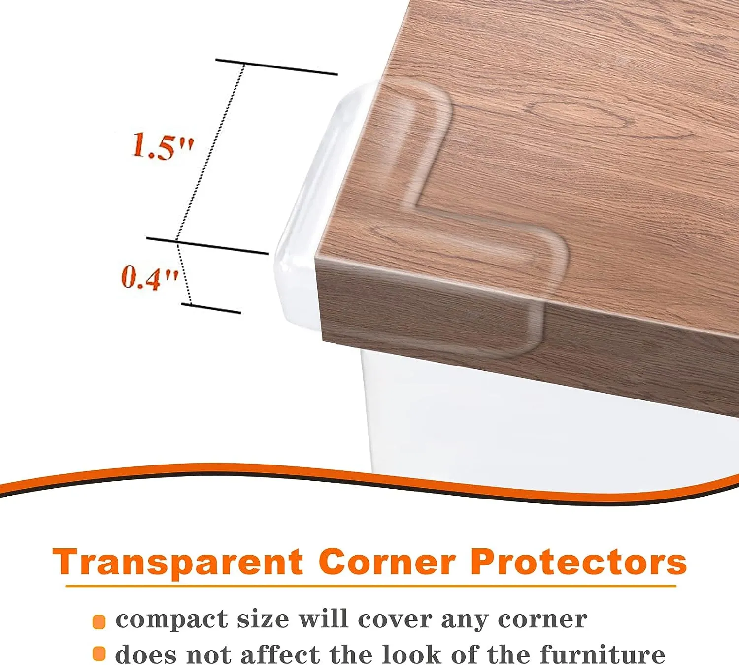 Baby Transparent Safety Corner Protector Table Desk Corner Edge Protection