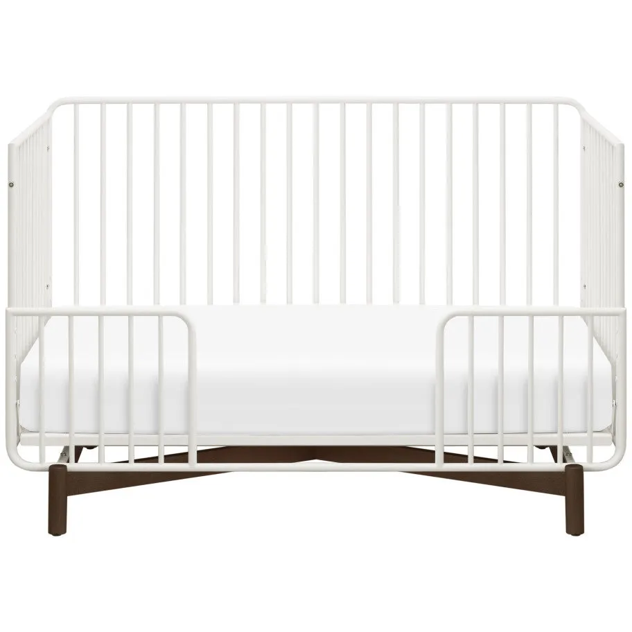 Babyletto Bixby 3-in-1 Convertible Metal Crib with Toddler Bed Conversion Kit