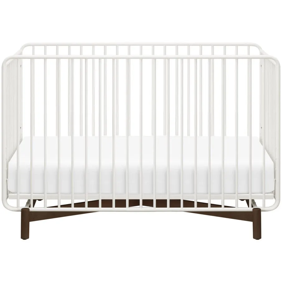 Babyletto Bixby 3-in-1 Convertible Metal Crib with Toddler Bed Conversion Kit