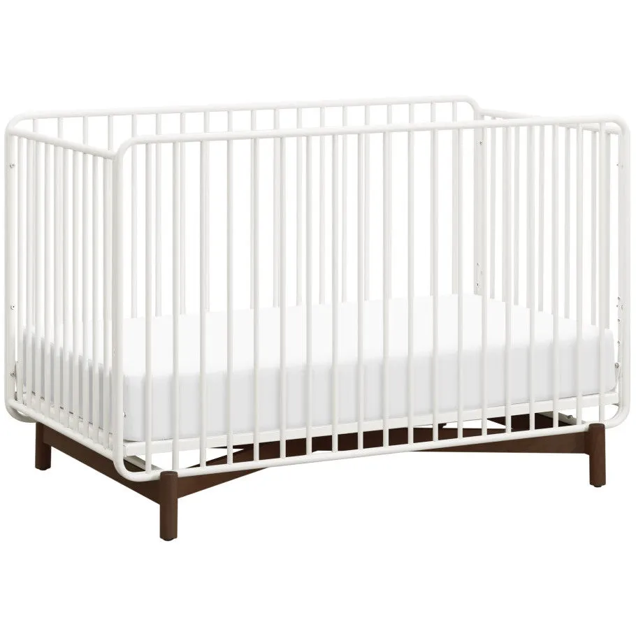 Babyletto Bixby 3-in-1 Convertible Metal Crib with Toddler Bed Conversion Kit