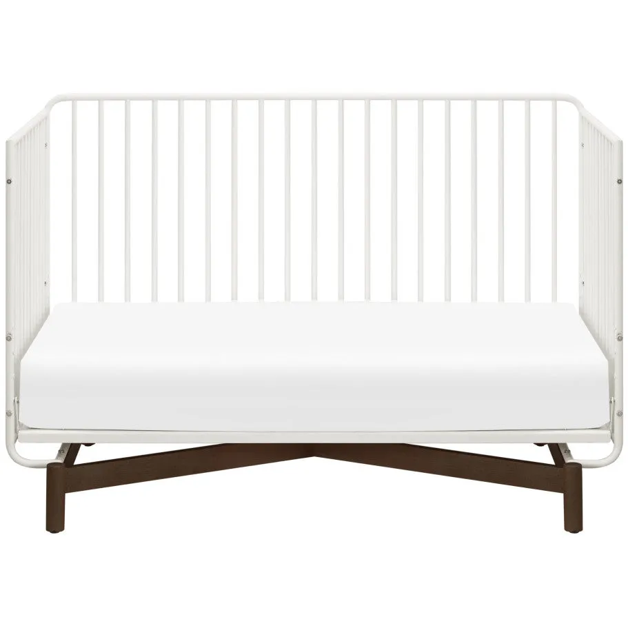 Babyletto Bixby 3-in-1 Convertible Metal Crib with Toddler Bed Conversion Kit