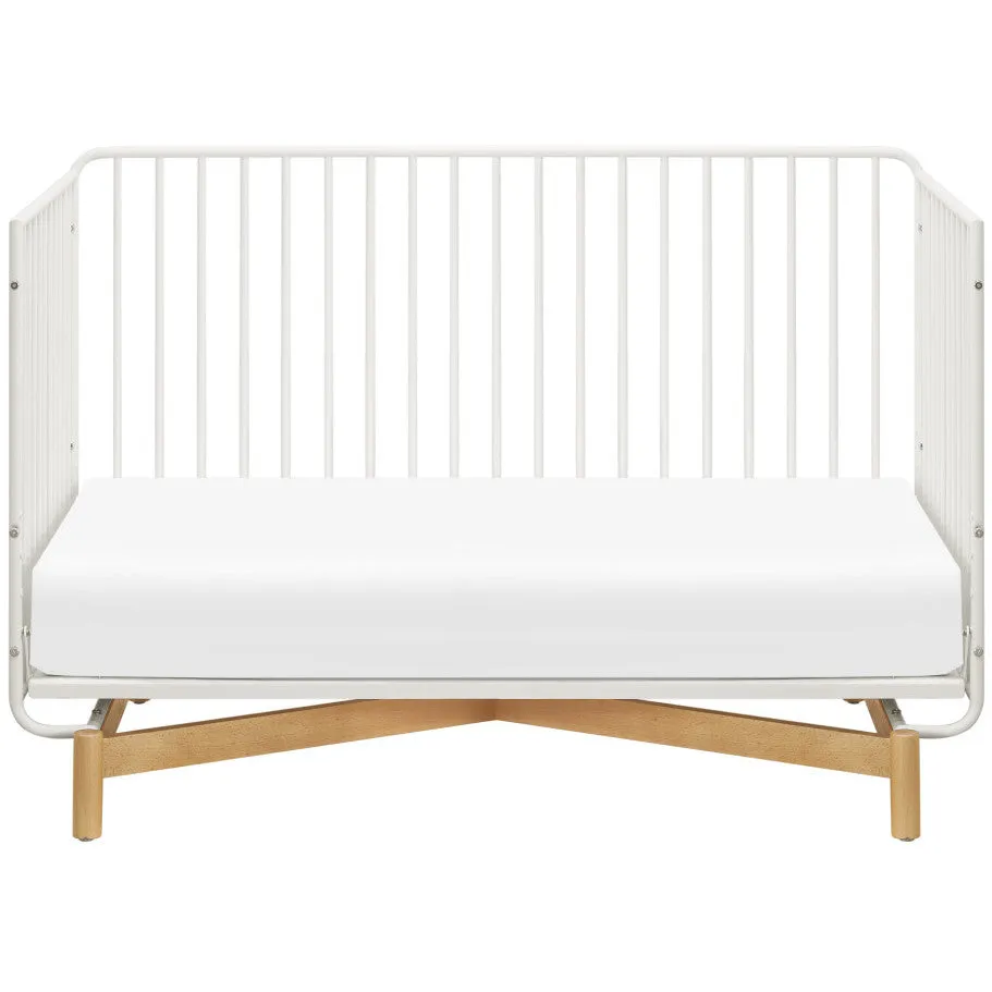 Babyletto Bixby 3-in-1 Convertible Metal Crib with Toddler Bed Conversion Kit