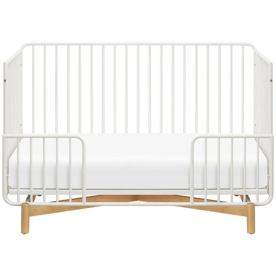 Babyletto Bixby 3-in-1 Convertible Metal Crib with Toddler Bed Conversion Kit