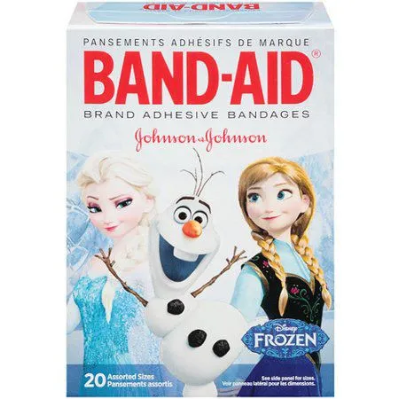 Band-Aid 111631700 Decorative Disney Frozen Assorted, Box of 20