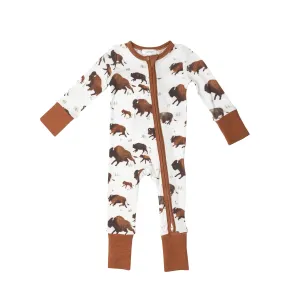 Bison 2 Way Zipper Romper
