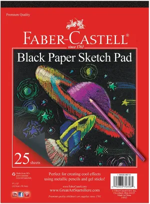 Black Paper Sketch Pad