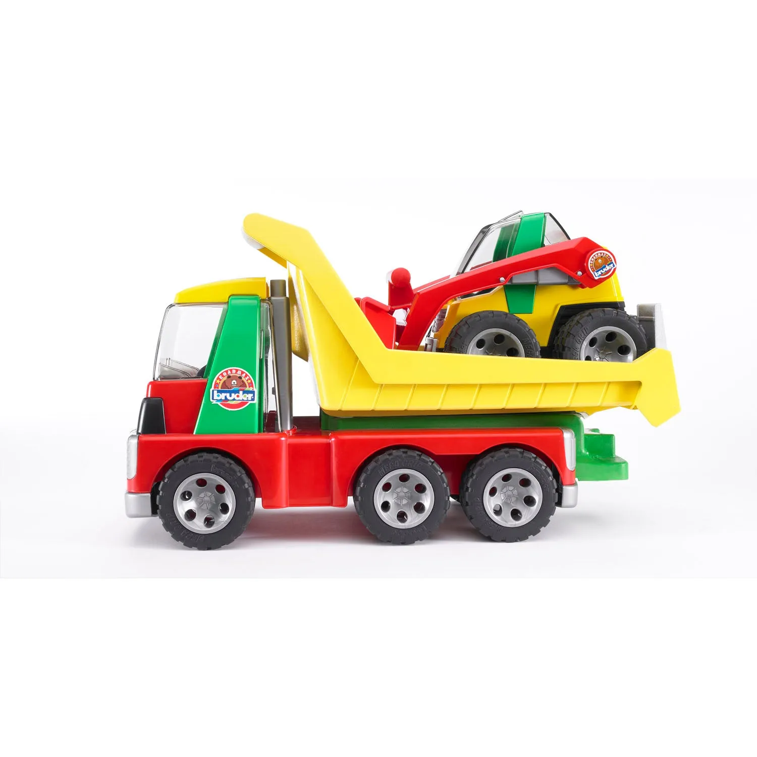 Bruder Toys Transporter with Skid Steer Loader