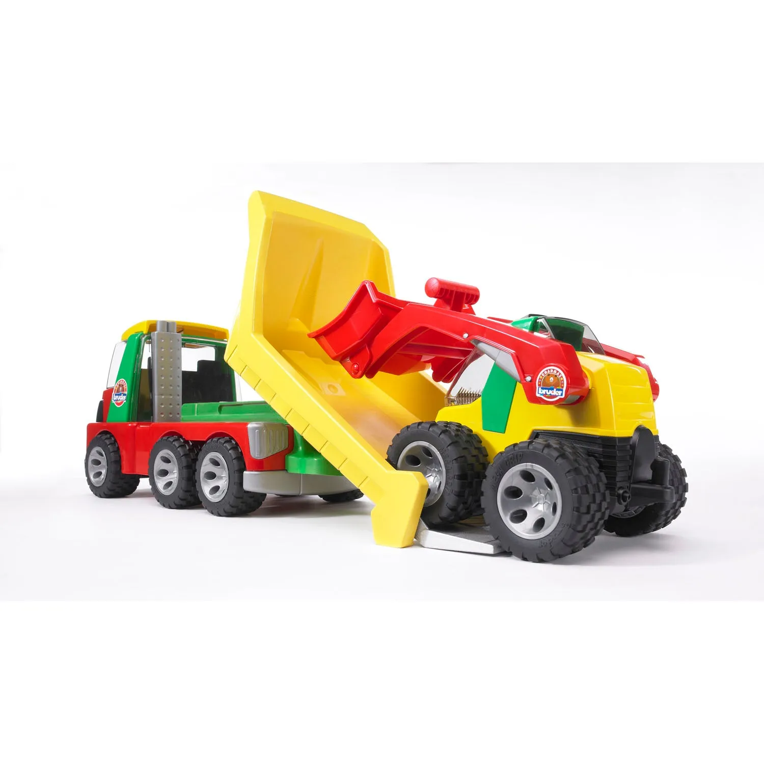 Bruder Toys Transporter with Skid Steer Loader