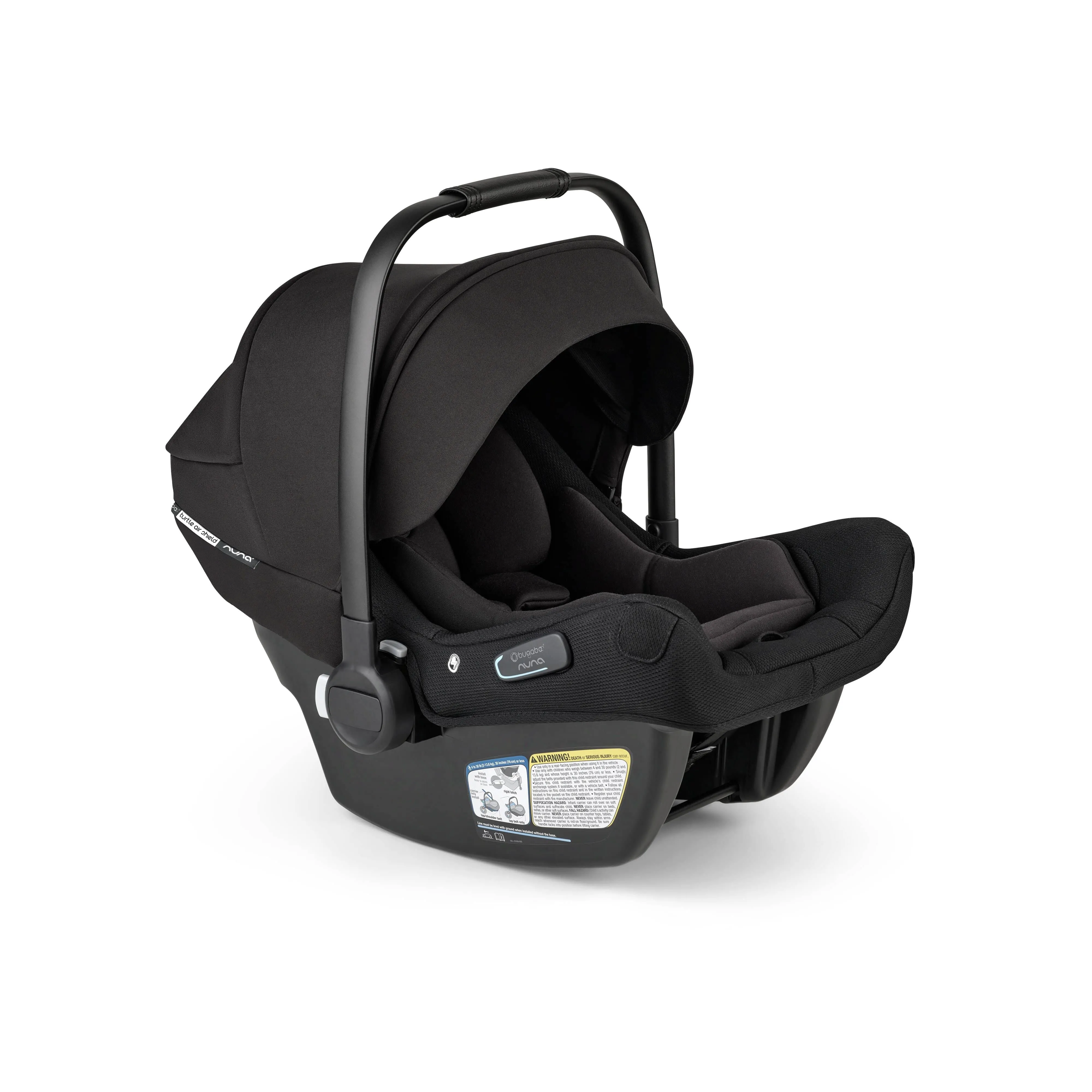 Bugaboo Turtle Air Shield by Nuna car seat   base BLACK