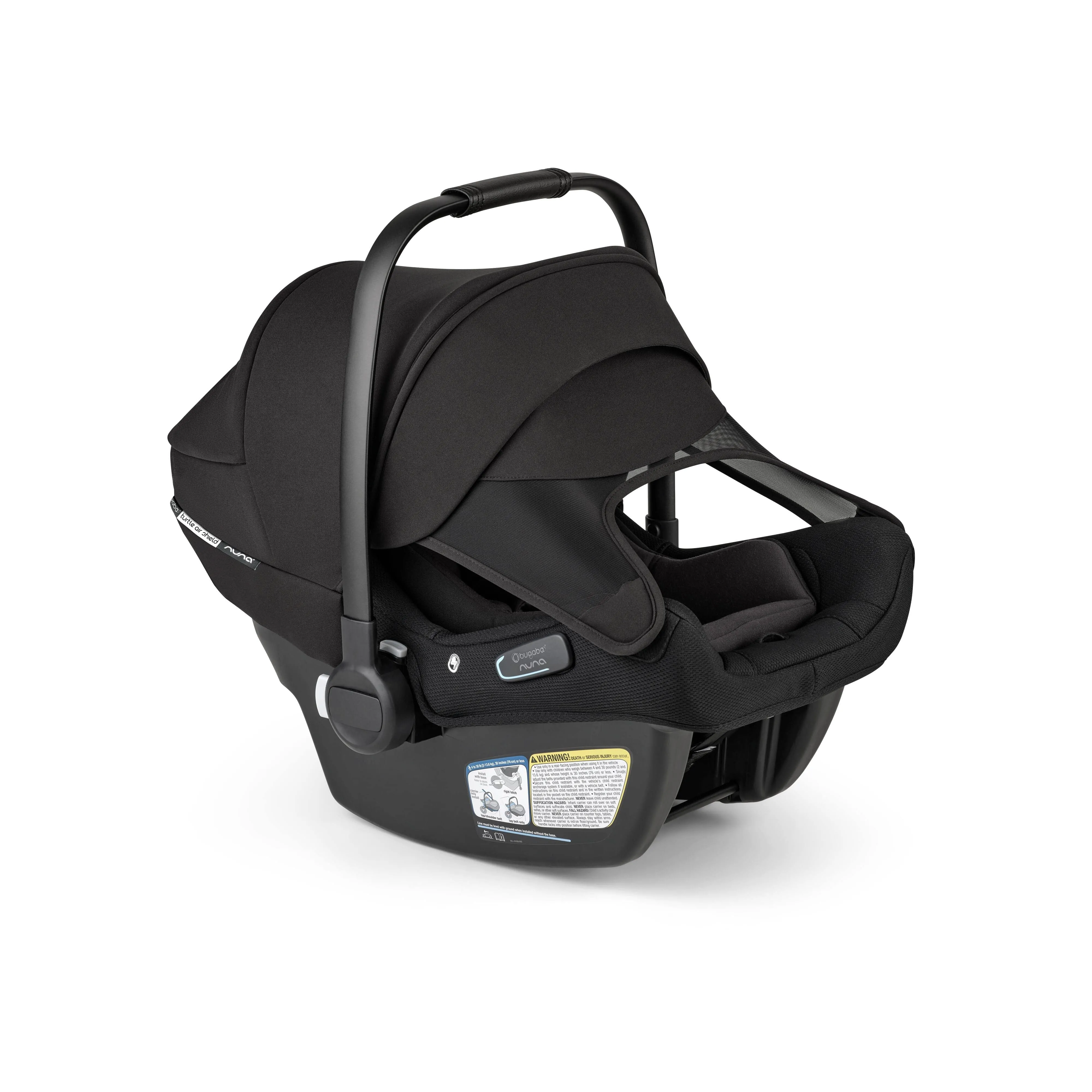 Bugaboo Turtle Air Shield by Nuna car seat   base BLACK