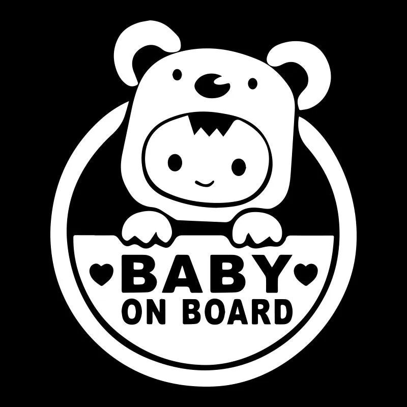 Bumper Sticker Baby On Board Decal for Safety  Gift