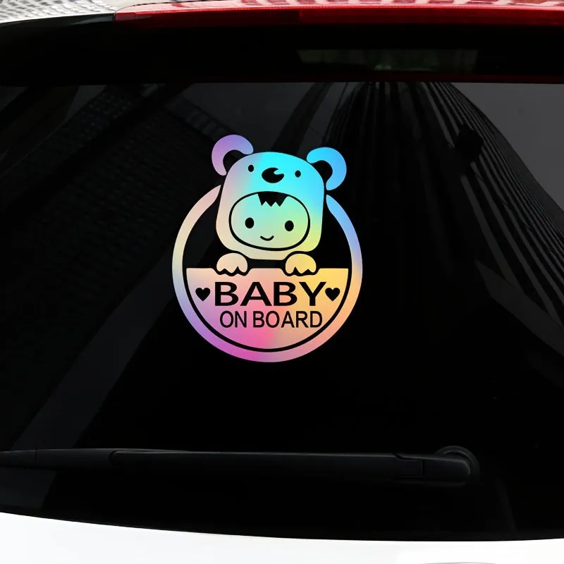 Bumper Sticker Baby On Board Decal for Safety  Gift