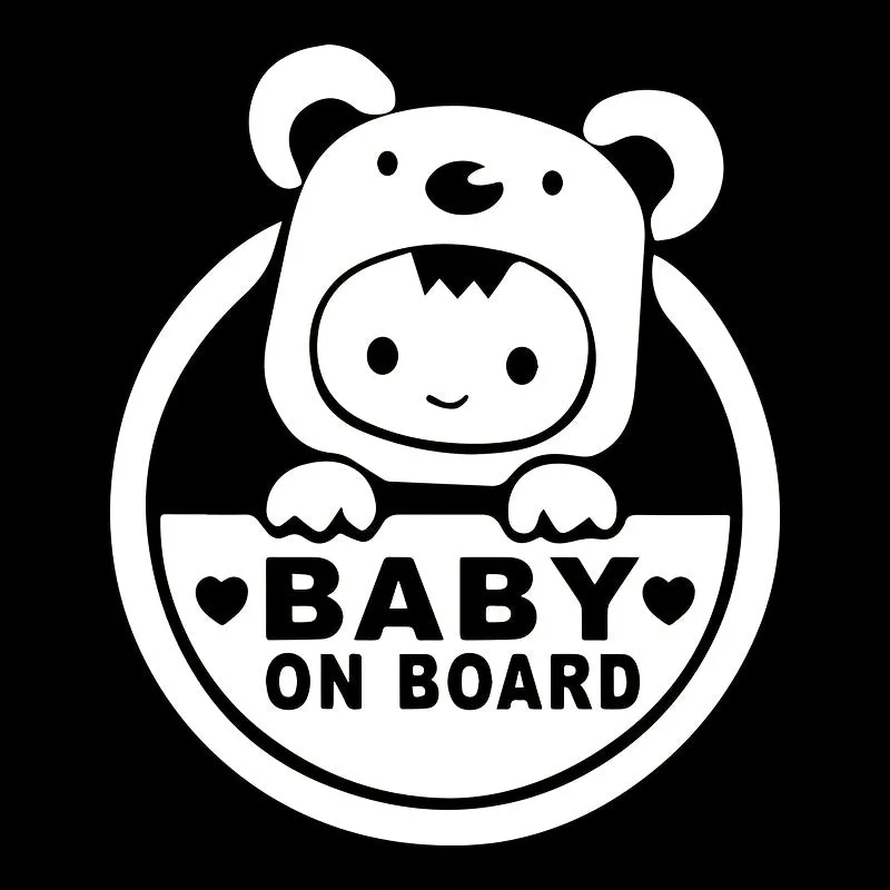 Bumper Sticker Baby On Board Decal for Safety  Gift