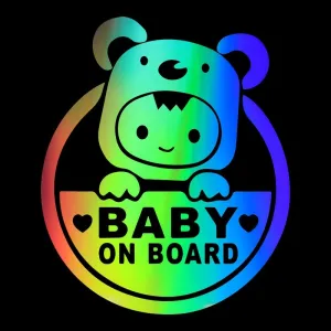 Bumper Sticker Baby On Board Decal for Safety  Gift