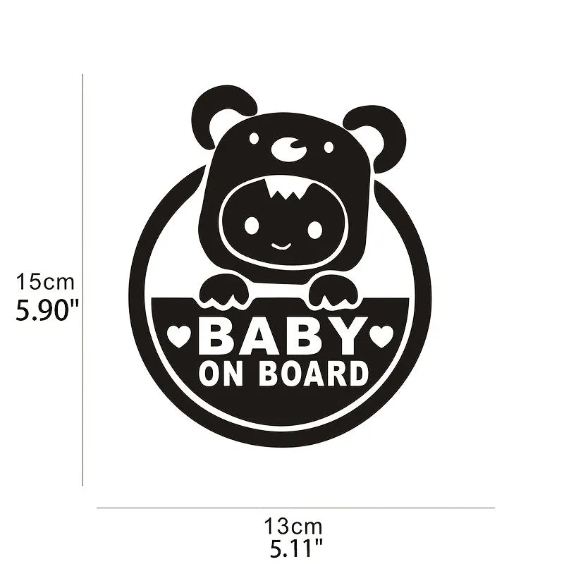 Bumper Sticker Baby On Board Decal for Safety  Gift