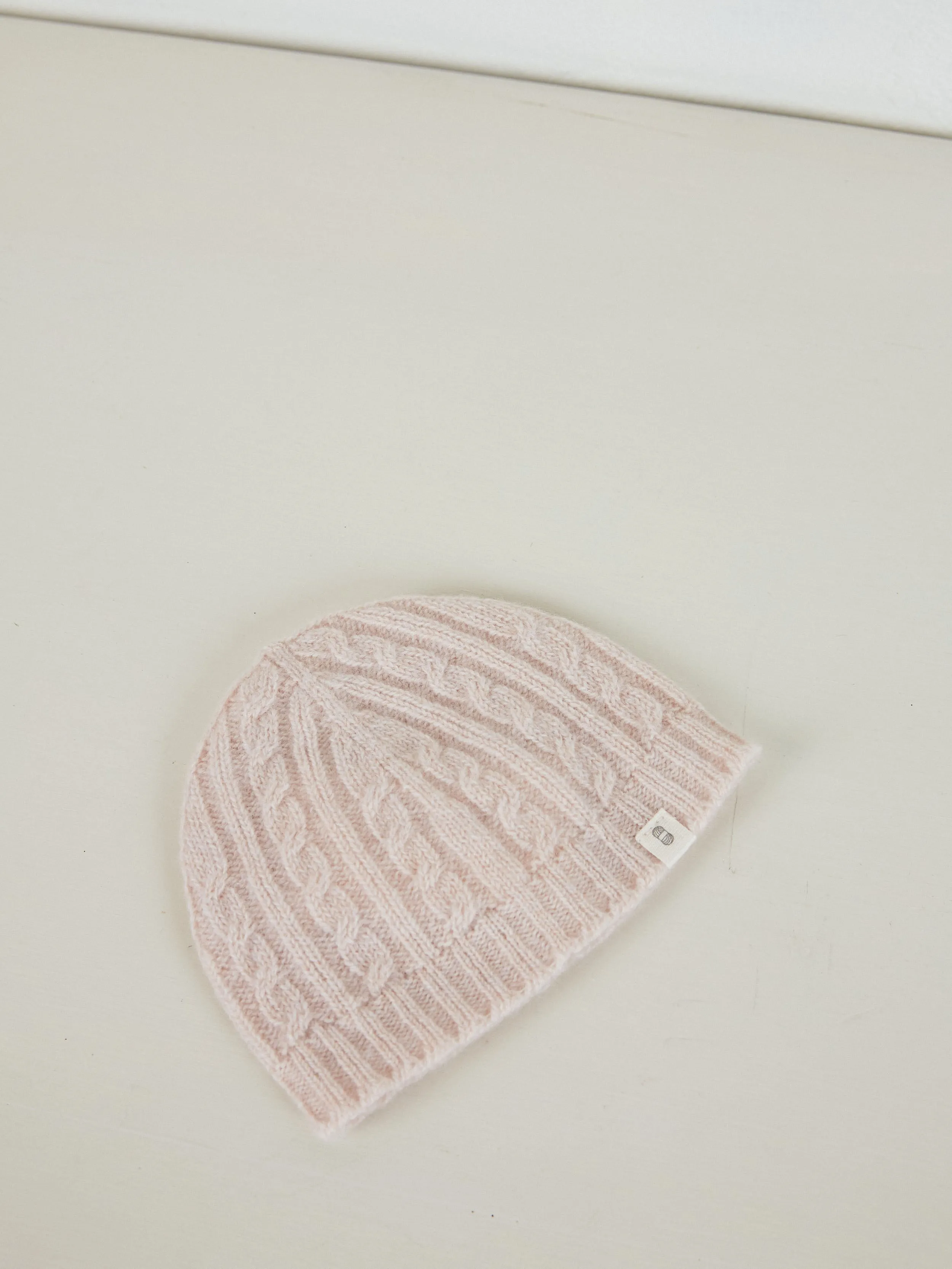 Cable Knit Hat & Cardigan Set | Blush Pink 0-3 Months