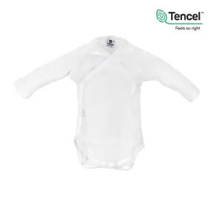 Cambrass Body L.Sleeve Crossed Tencel White
