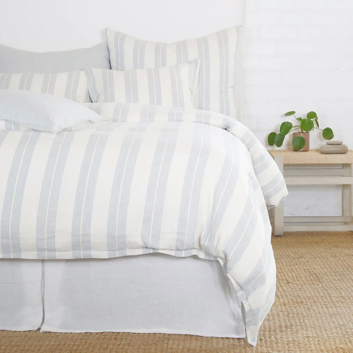 Carter Ivory & Denim Bedding by Pom Pom at Home