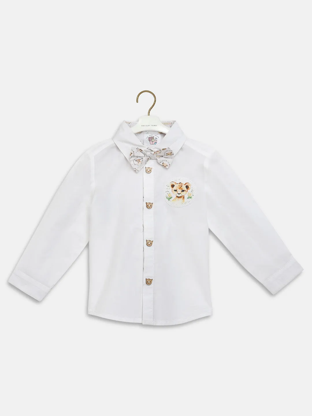 Classic Shirt with a Little Leo Bow