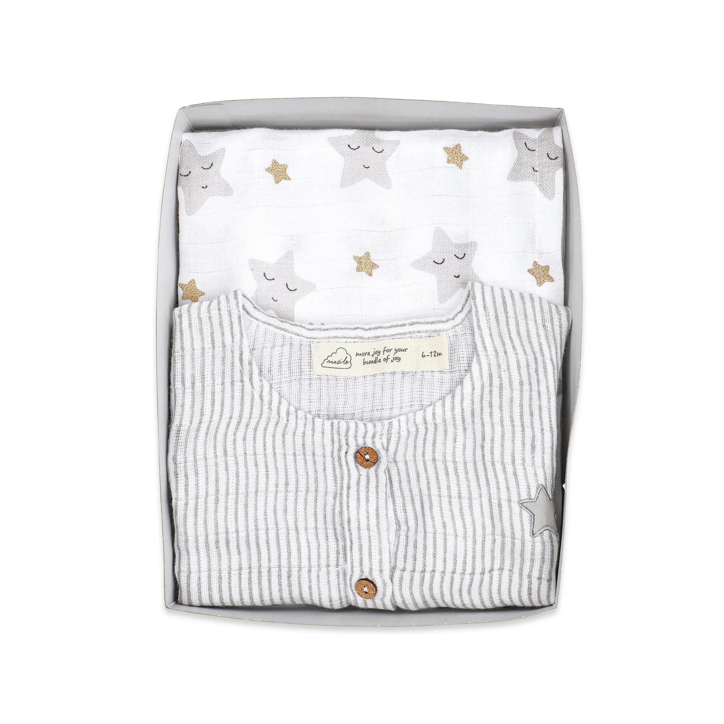 Classic Snuggle Box – Sleepy Star (Metallic)