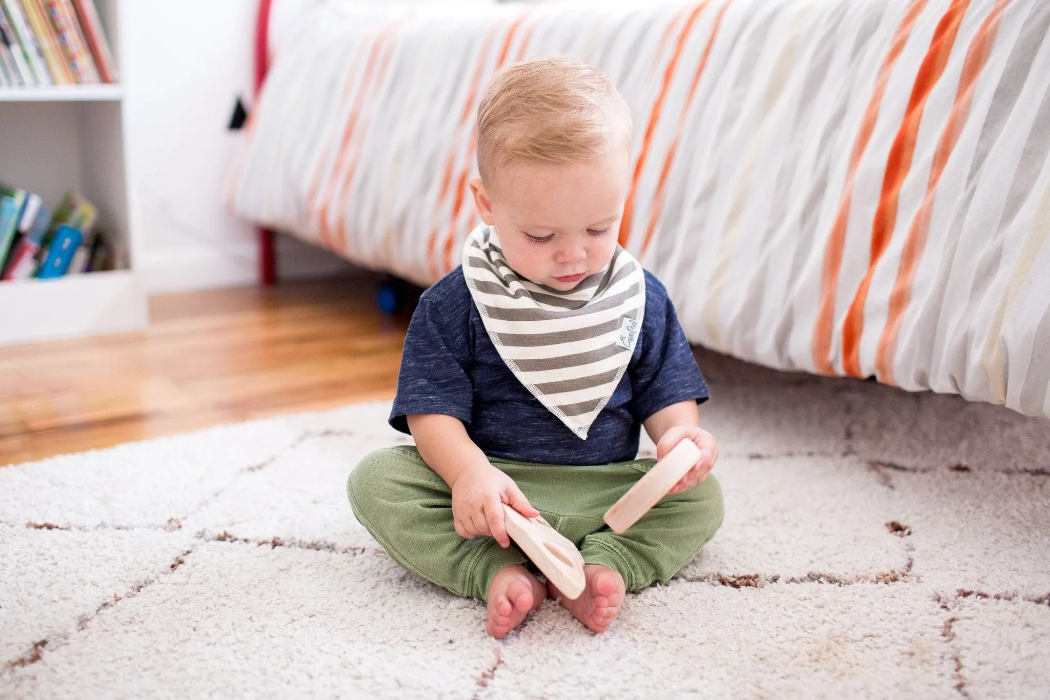 Copper Pearl Baby Bandana Bibs | Alpine