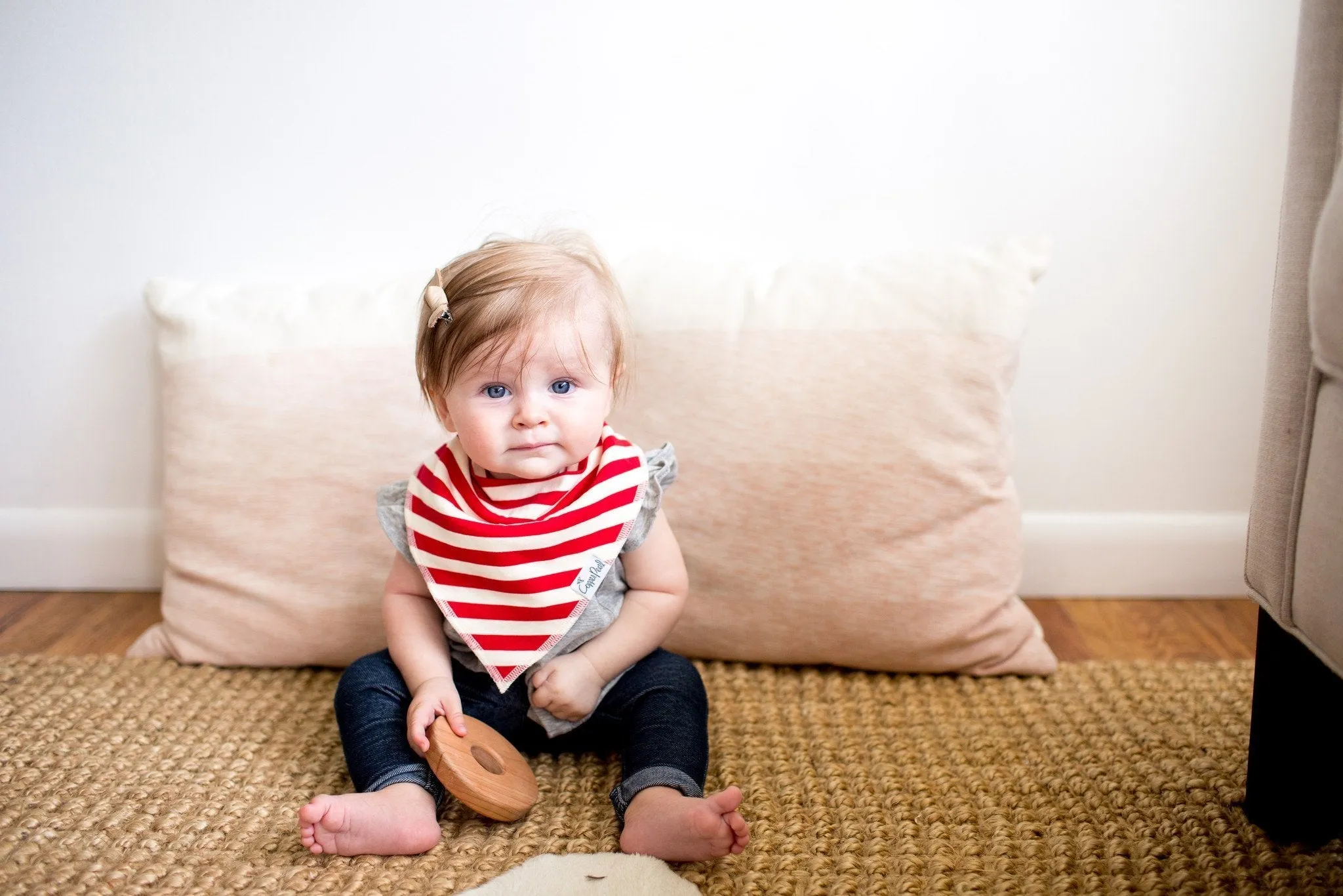 Copper Pearl Baby Bandana Bibs | Alpine