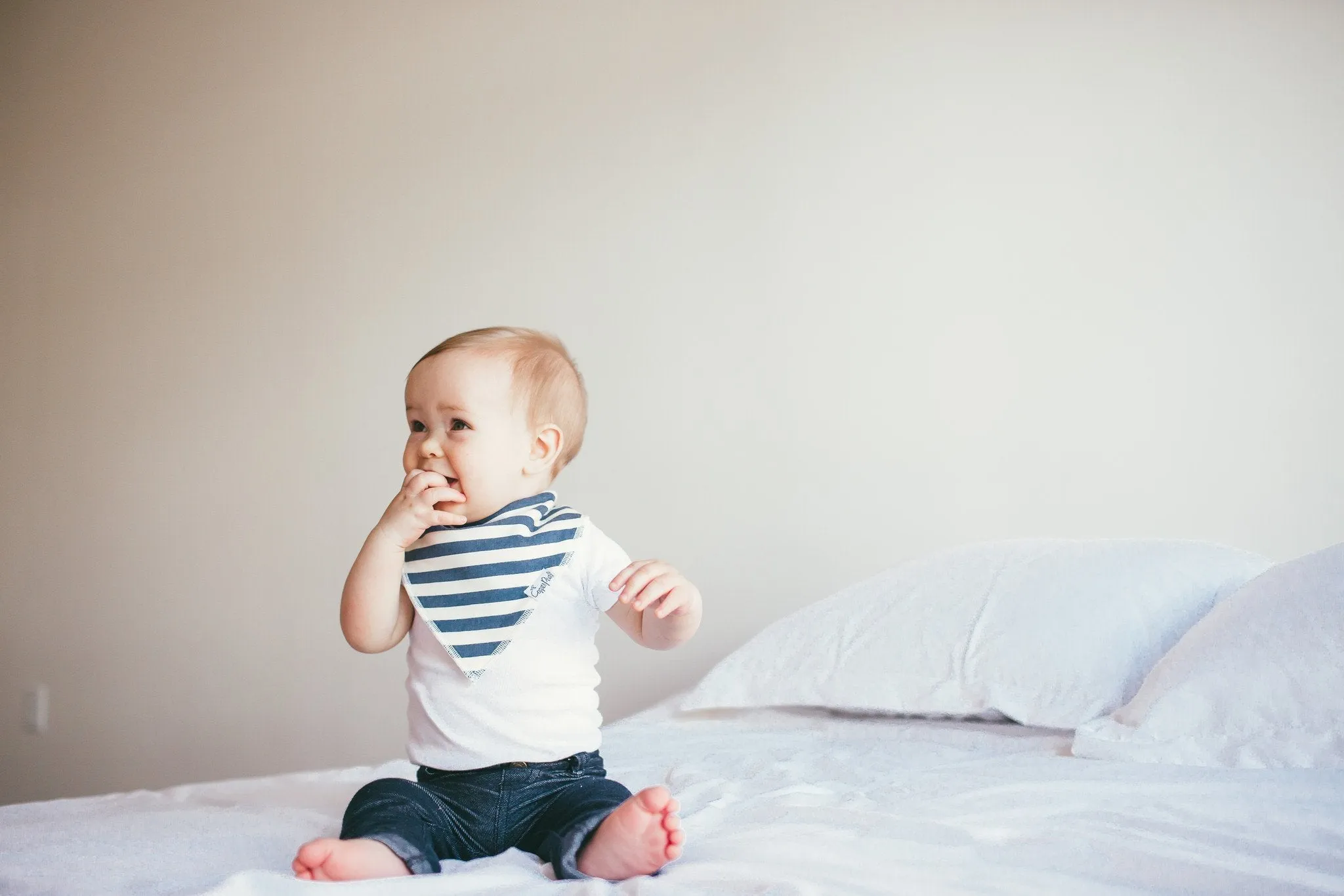 Copper Pearl Baby Bandana Bibs | Alpine