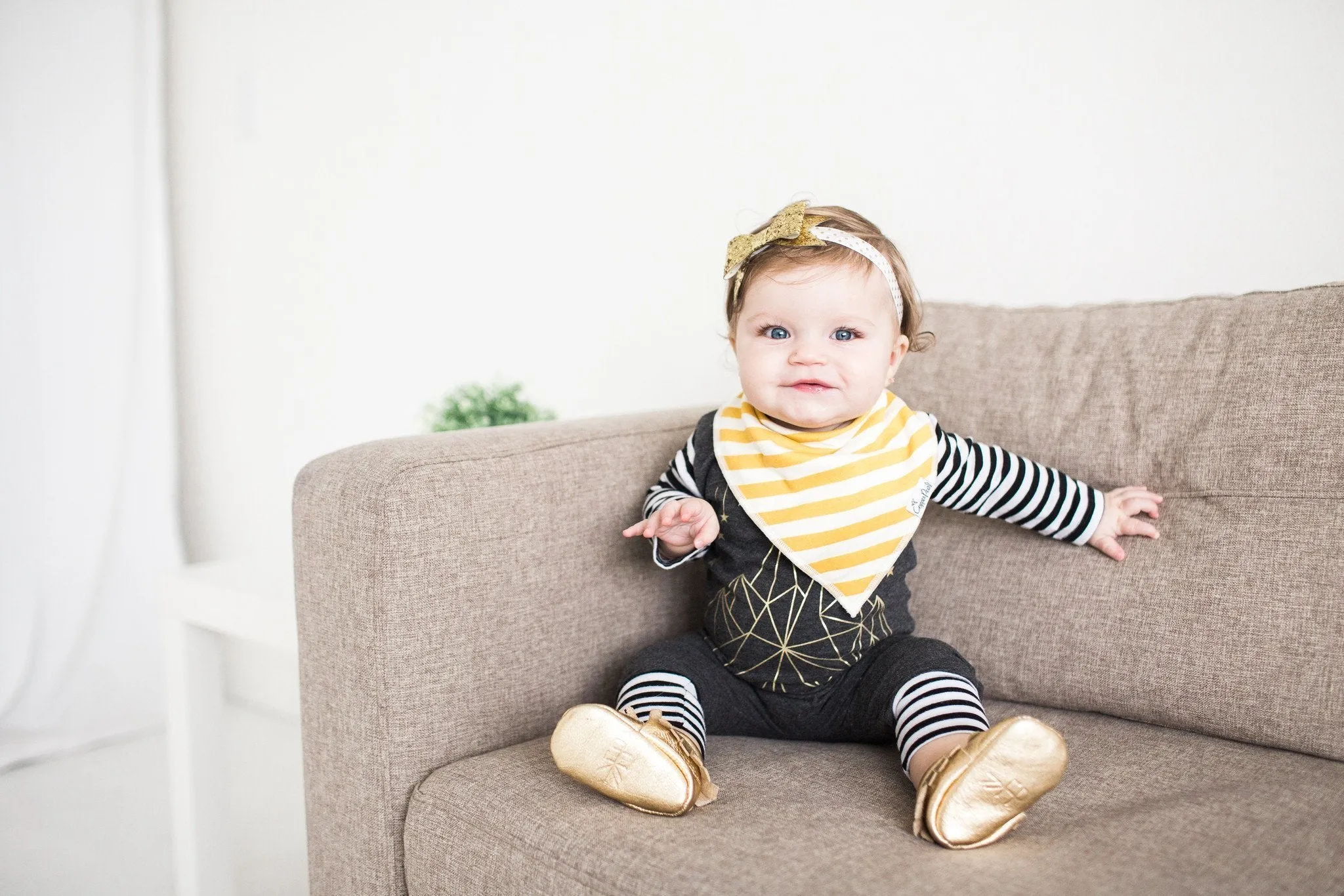 Copper Pearl Baby Bandana Bibs | Alpine