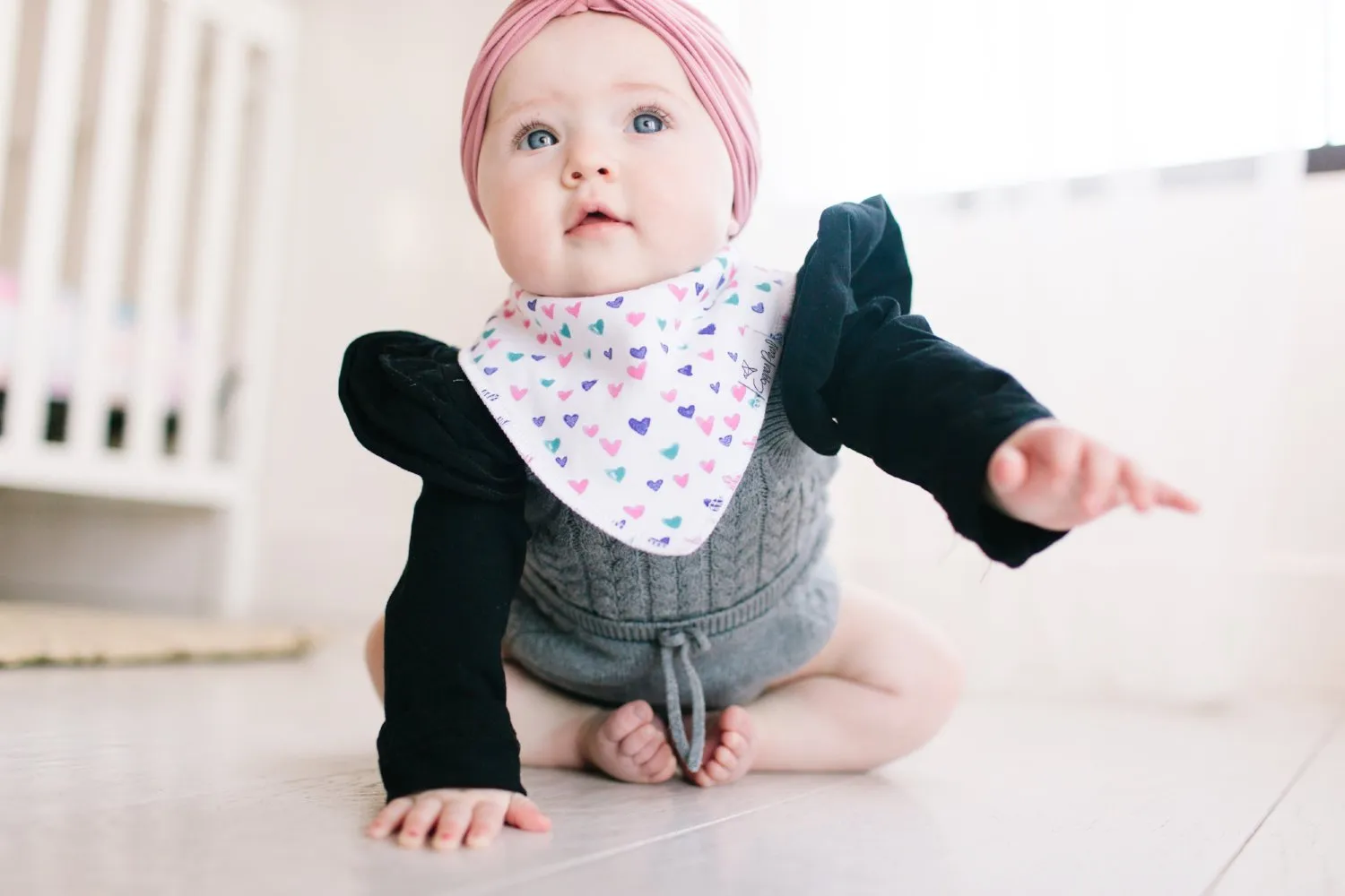 Copper Pearl Baby Bandana Bibs | Sassy
