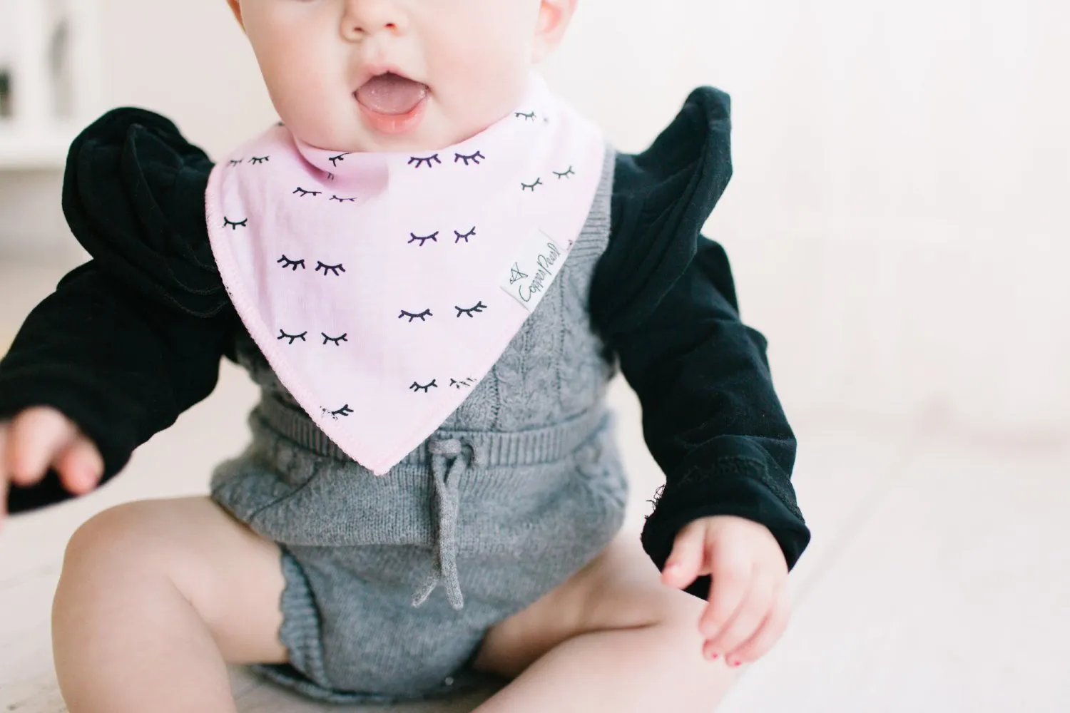 Copper Pearl Baby Bandana Bibs | Sassy