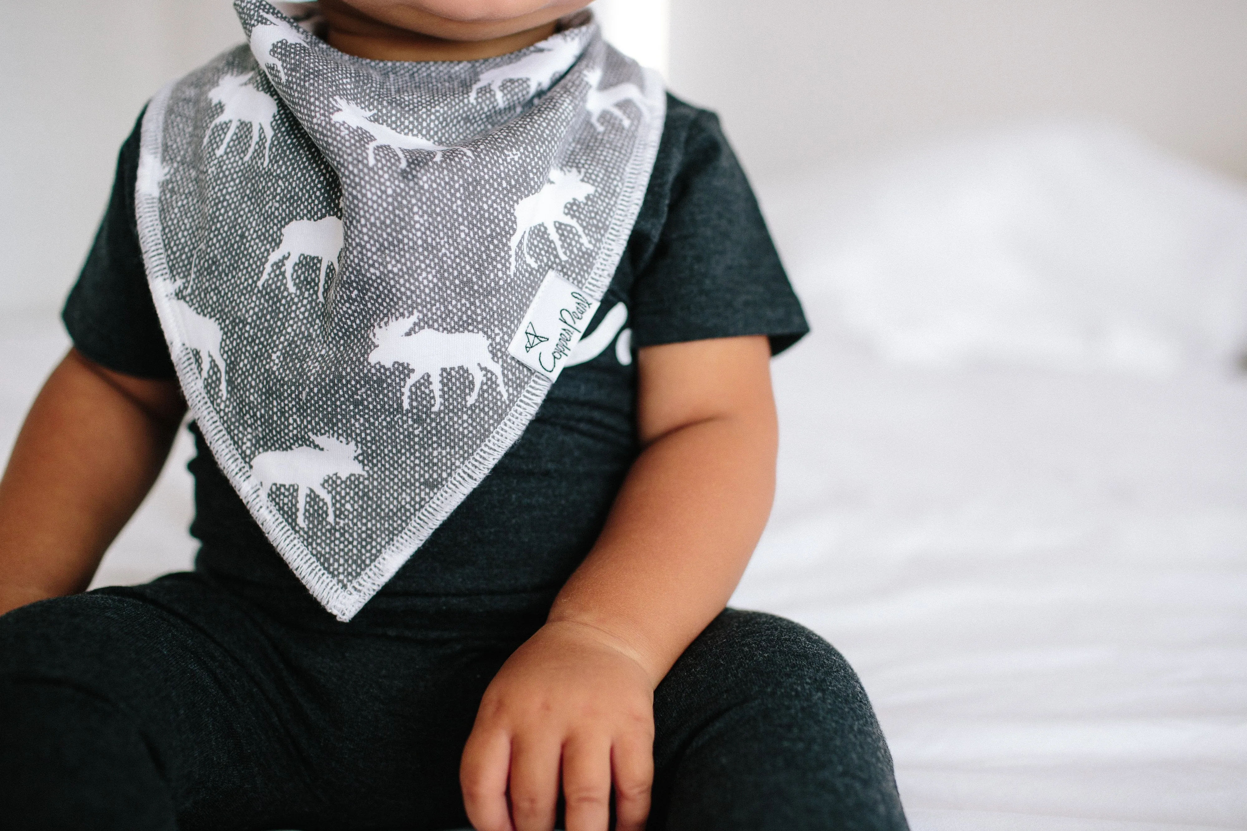 Copper Pearl Baby Bandana Bibs | Scout