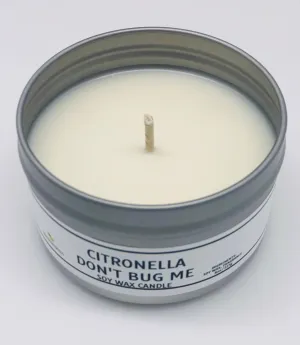 Don’t Bug Me Citronella Candle