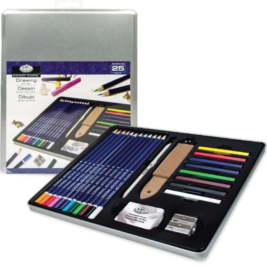 Drawing Tin Art Set 25pc