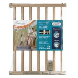 Dreambaby Nelson Adjustable Timber Swing Gro-Gate