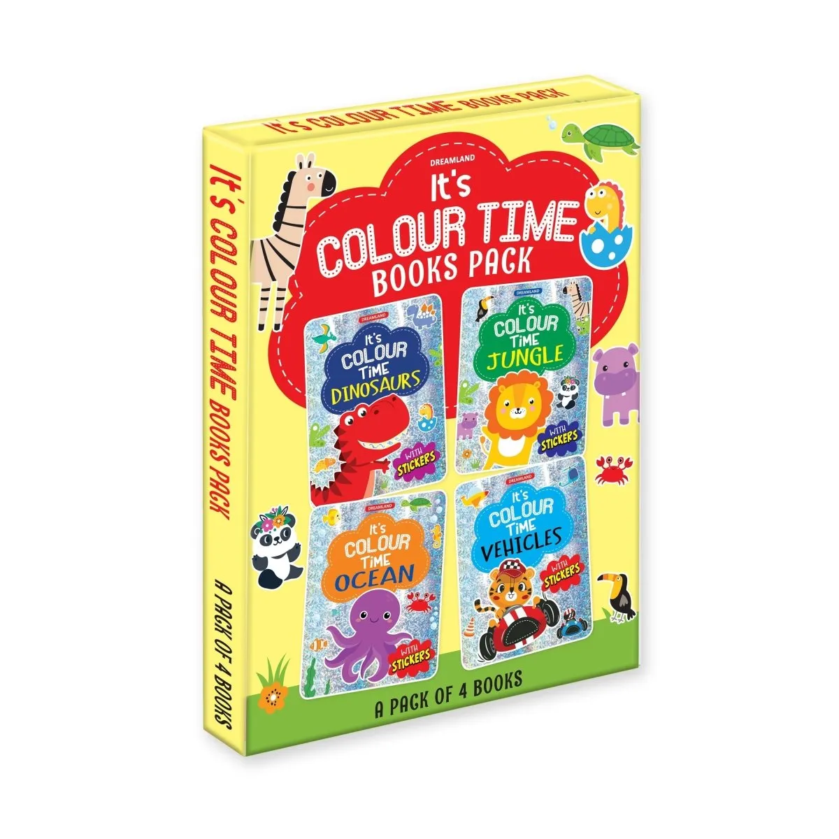 Dreamland Publications It's Colour Time Books Pack- A Pack of 4 Books