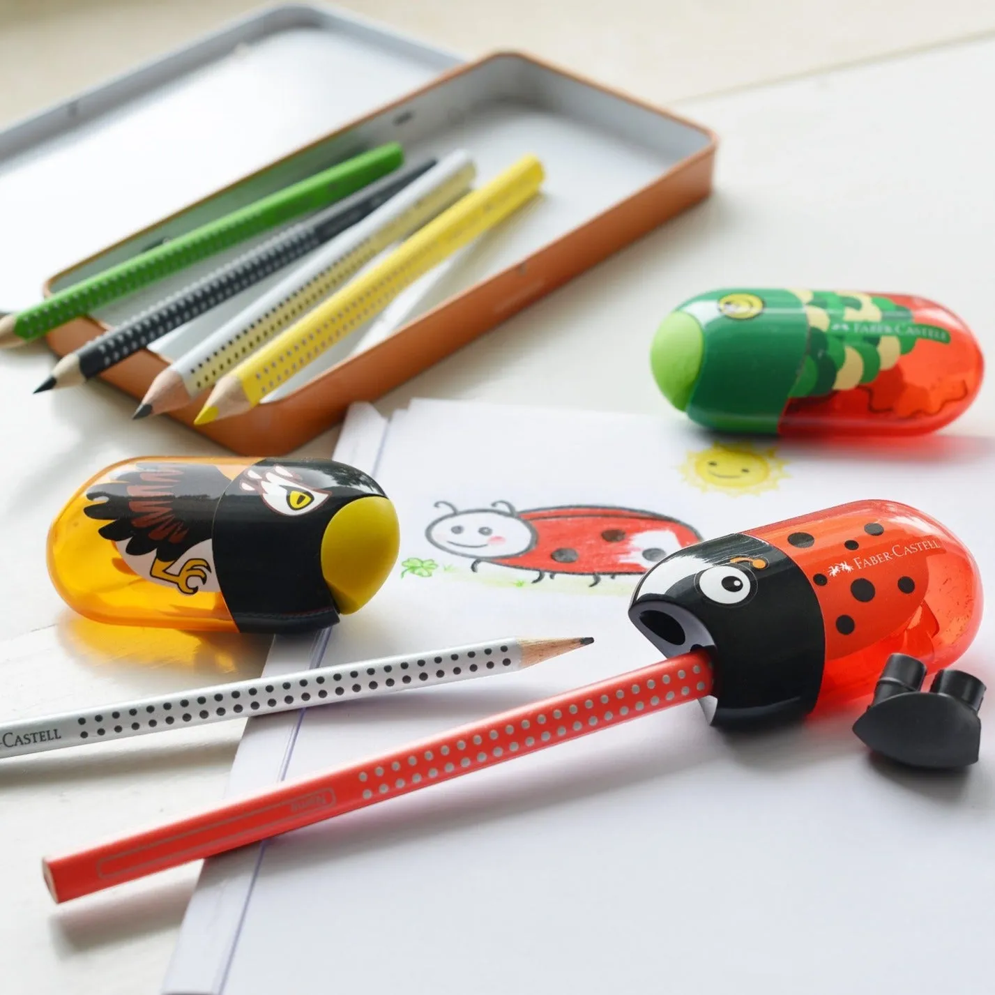 Dual Pencil Sharpener with Eraser