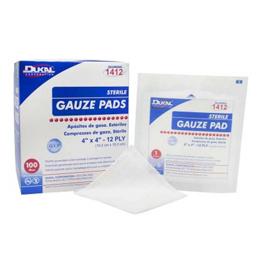Dukal 131325 Gauze Pad, Case of 25
