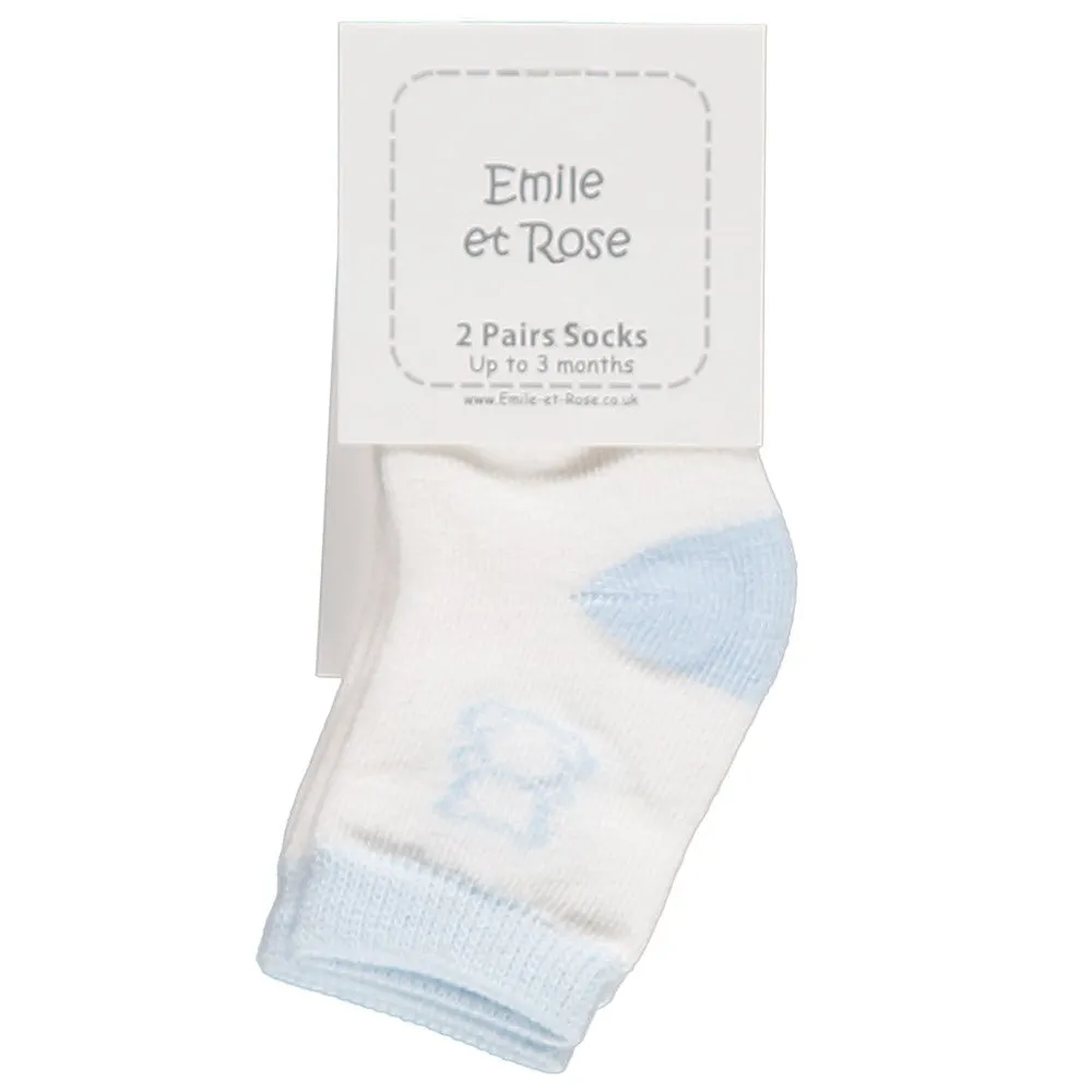 Emile et Rose - baby boys socks 2 pairs 4620 Alpine