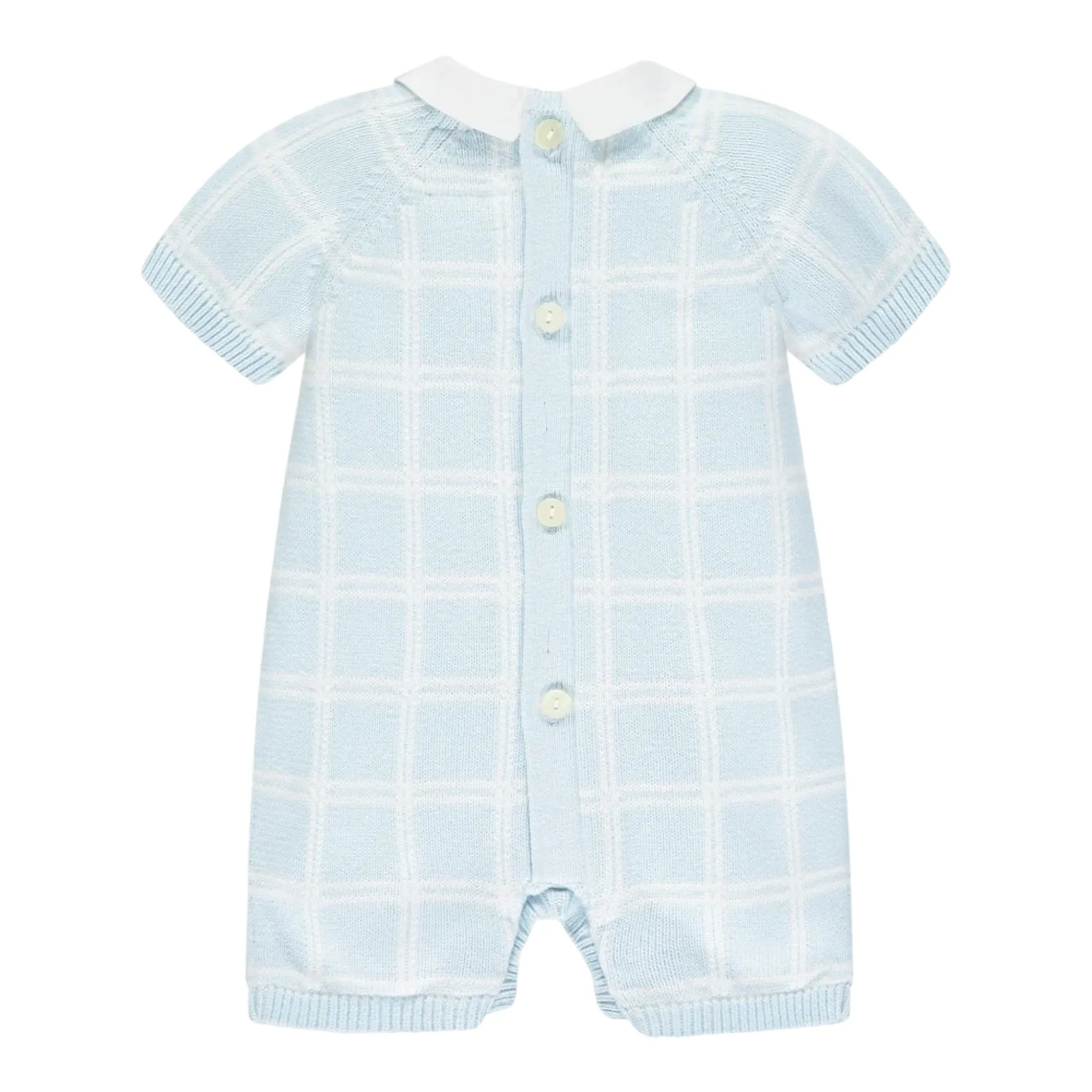 Emile et Rose - Pale blue and white all in one, Danny